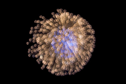Soap Bubble Fireworks